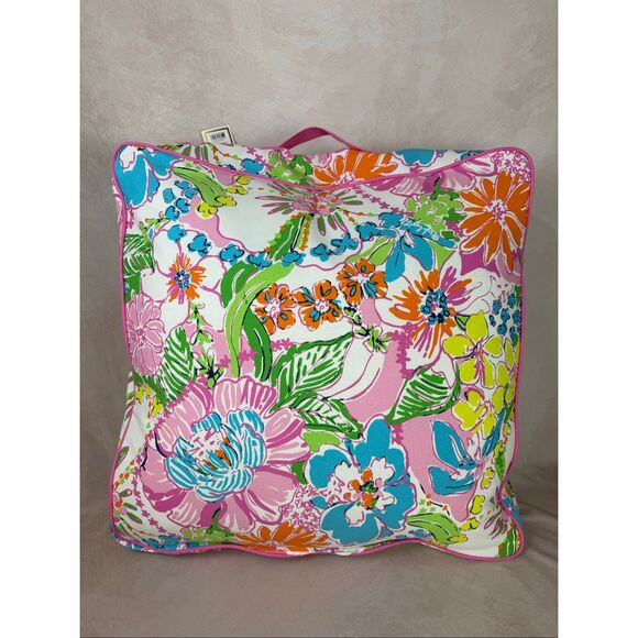 Lilly Pulitzer Floor Cushions Pillows Rare NWT - Picture 4 of 9